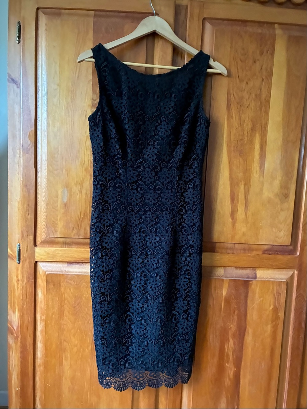 S. Oliver Classic Black Lace Sheath Dress
